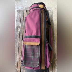 Stylish Purple and Brown Sun Mountain Sierra Golf Bag